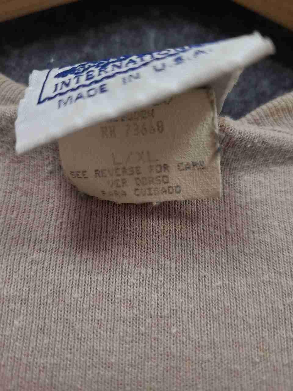 Vintage 90s Ross Sportswear International Tan Dragon Graphic T-Shirt USA Sz L/XL