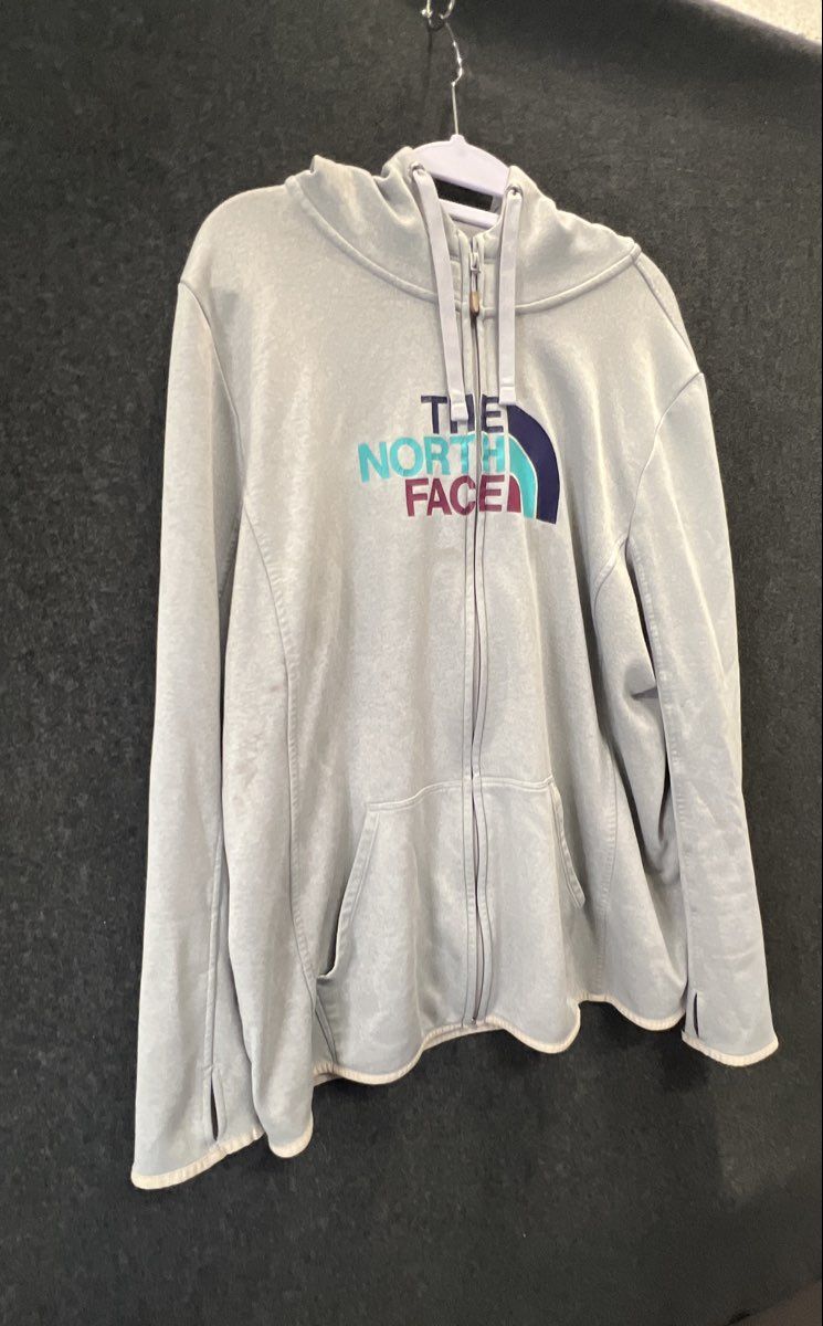 The North Face Women's Agave Full Zip Hoodie Gray Heather Size M