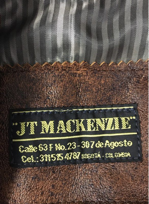 JT Mackenzie Women's Brown Distressed Leather Cafe Racer Moto Jacket Sz 10