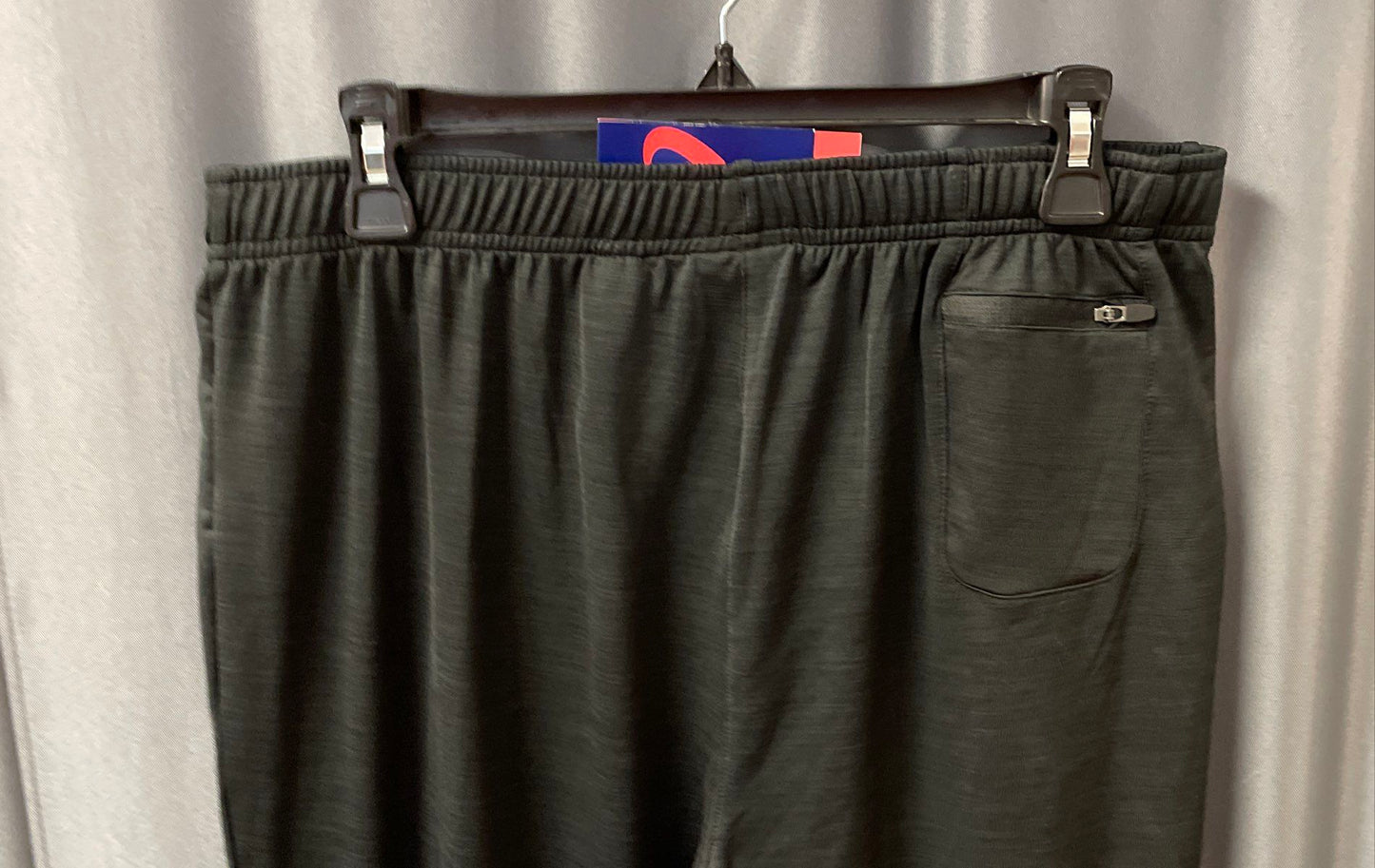 Asics Men's Black Performance Track Jogger Pants Zipper Pockets Sz L NWT