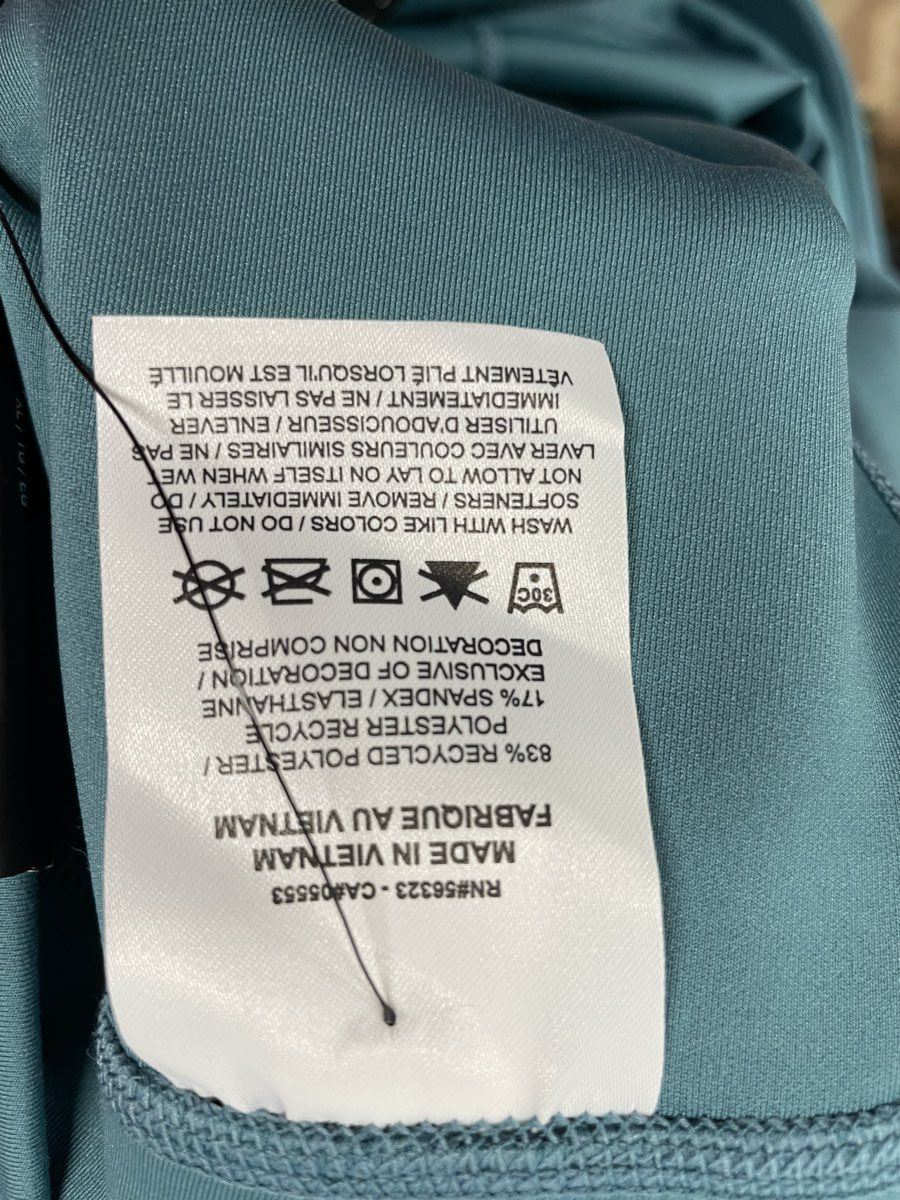 Nike Women's One Tight Fit Leggings Teal Blue Training Tights AJ8827-364 XL NWT