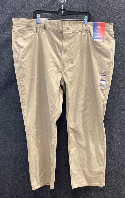 Levi's Men's 541 Athletic Taper Khaki Performance Stretch Twill Pants NWT 50x30