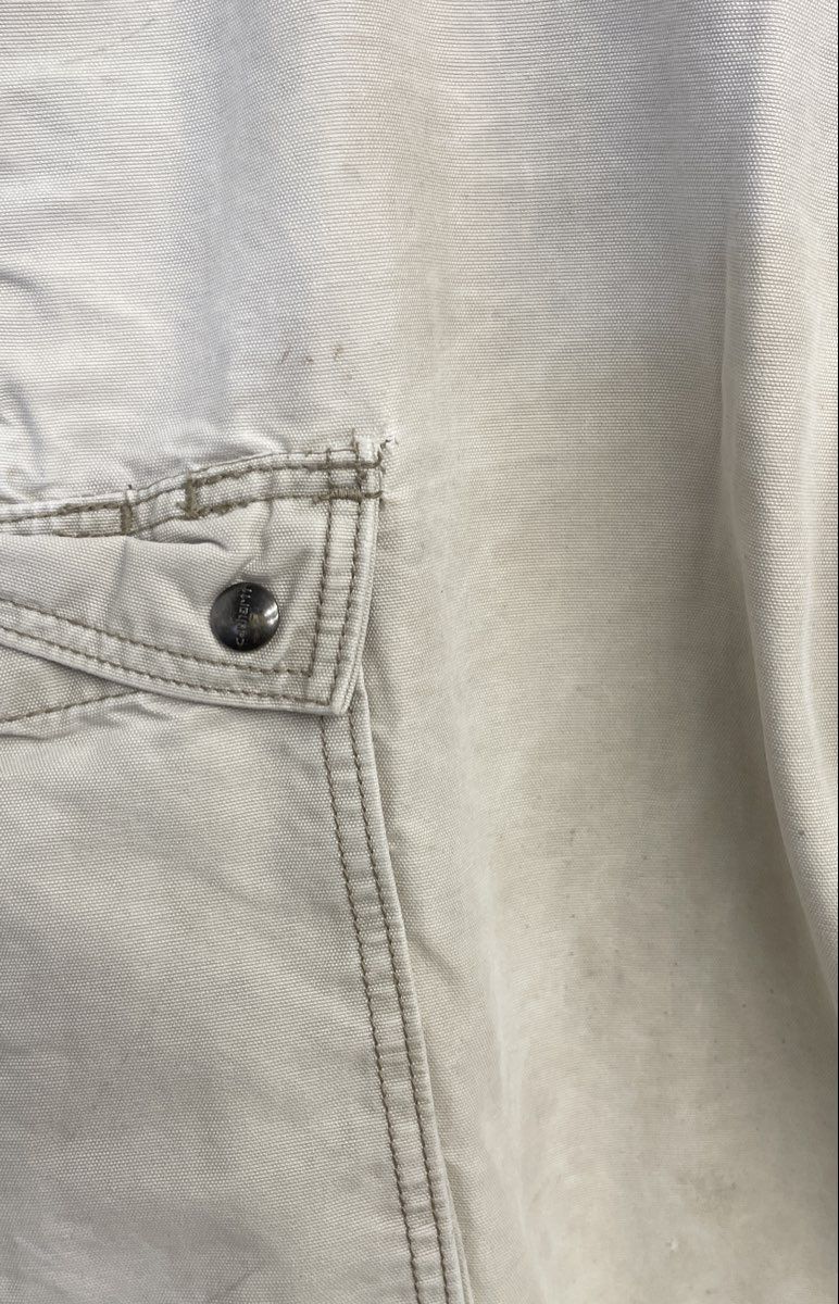 Carhartt Men's Tan Relaxed Fit Cotton Canvas Cargo Work Pants Size 38x36