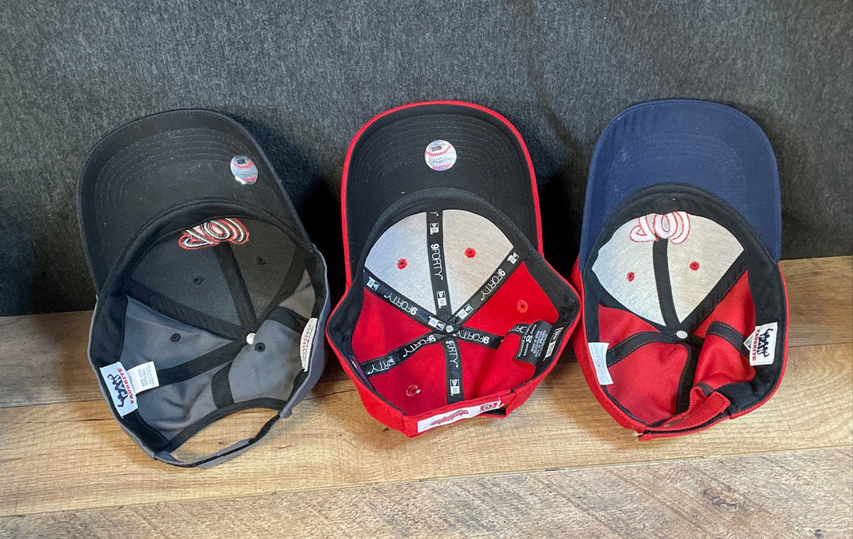 Lot 3 Washington Nationals Hats New Era Fan Favorite Adjustable OSFA