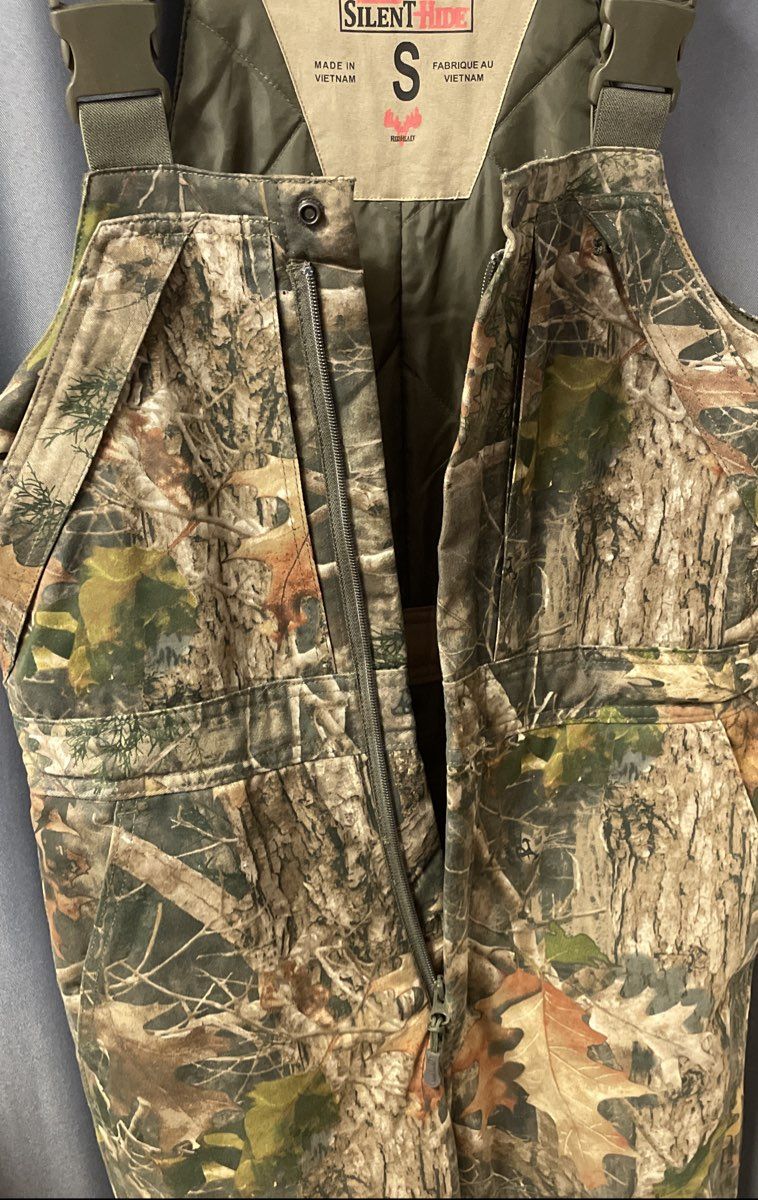 RedHead Men's Silent Hide TrueTimber Camo Hunting Bib Overalls S