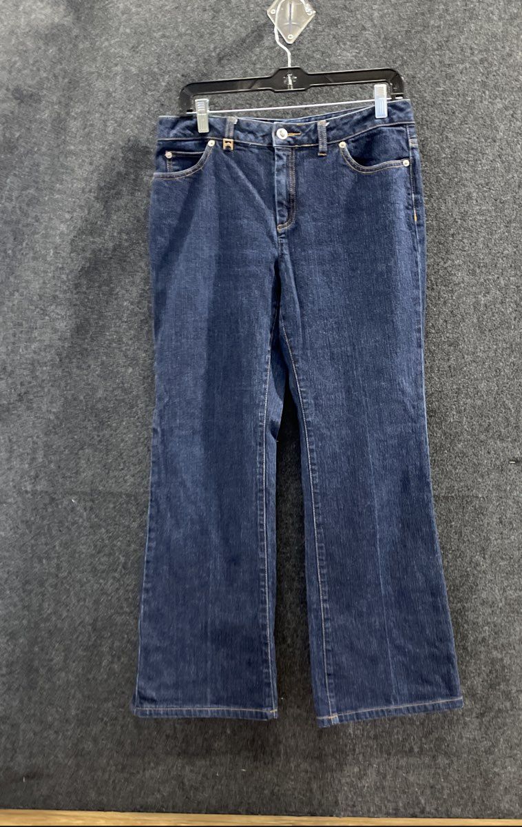 MICHAEL Michael Kors Women's Blue Denim Bootcut Stretch Jeans Sz 12