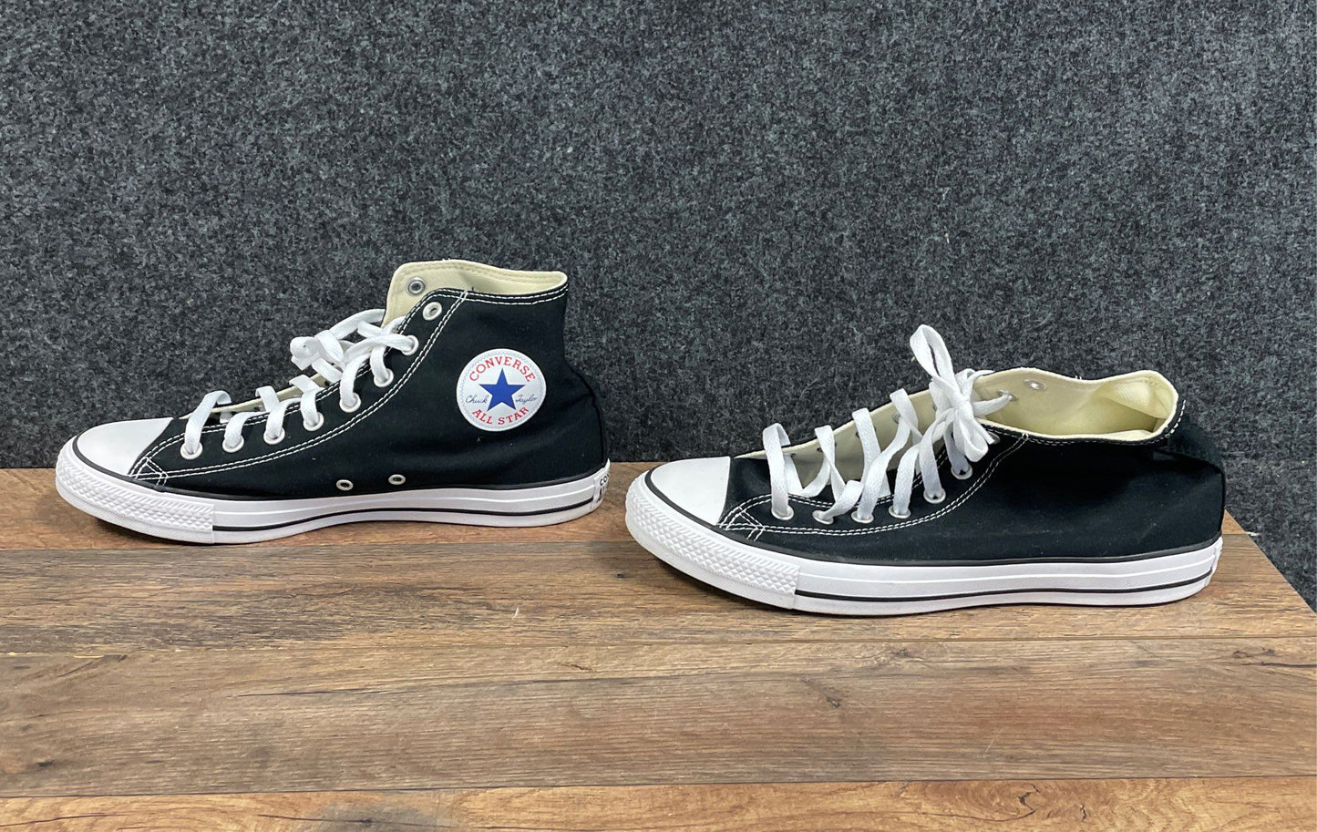 Converse Chuck Taylor All Star High Top Black White Men's Size 10 Women's 12