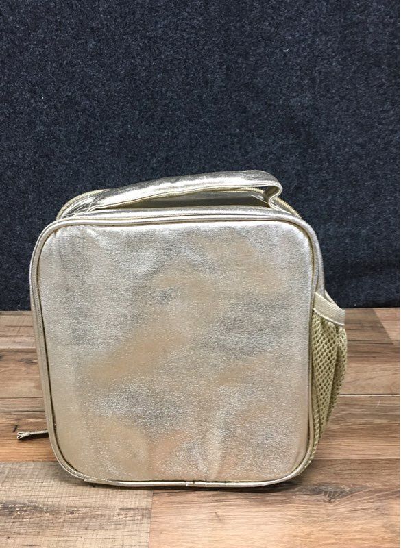 Pottery Barn Kids Mackenzie Gold Kitty Cat Insulated Lunch Box Personalized