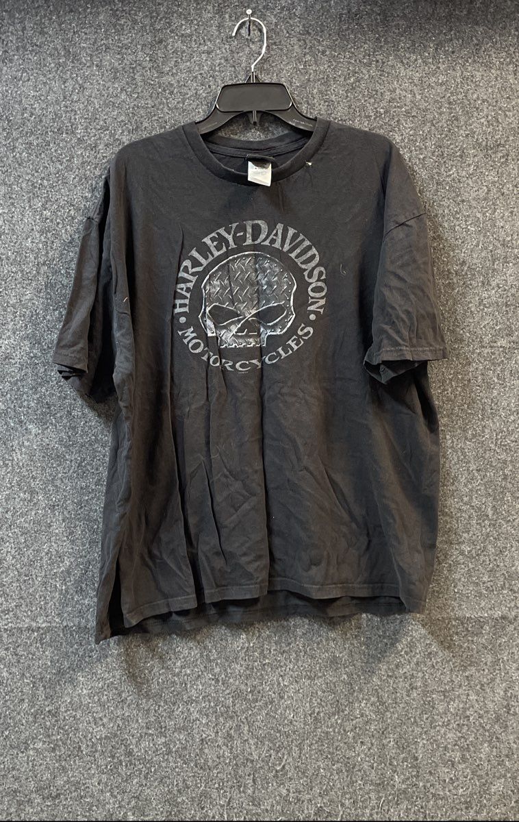 Harley-Davidson Barnett El Paso TX Skull Graphic T-Shirt Black Sz 2XL