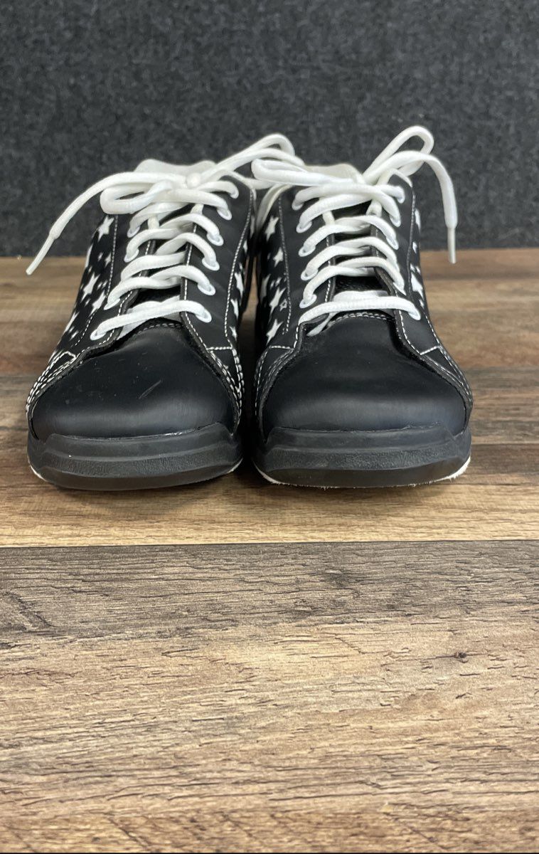 Etonic Women's Stars Pattern Bowling Shoes Black White Size 8.5