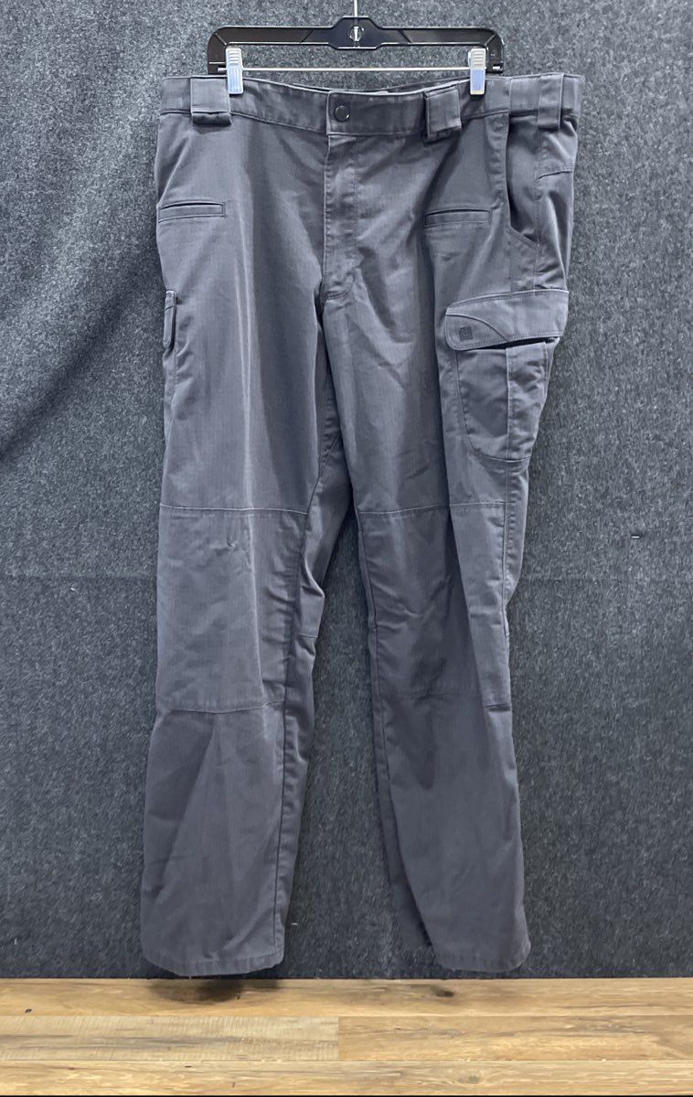 5.11 Tactical Men's Gray Stryke Ripstop Flex-Tac Cargo Pants Size 42x34