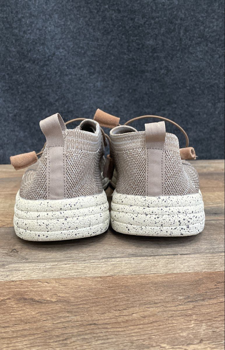 Lamo Piper Brown Knit Slip-On Loafer Sneakers Speckled Sole Size 11