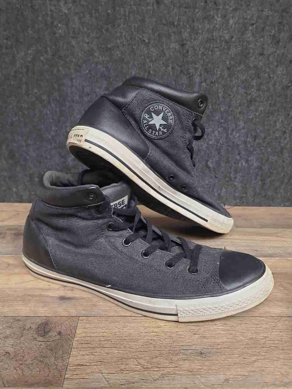 Converse Chuck Taylor All Star High Street Black High Top Sneakers Size 12