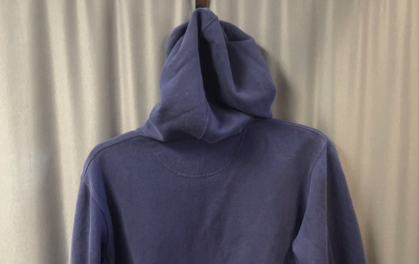 Vintage Y2K Ralph Lauren Men's Navy Blue Zip Up Hoodie Green Pony Logo Sz L