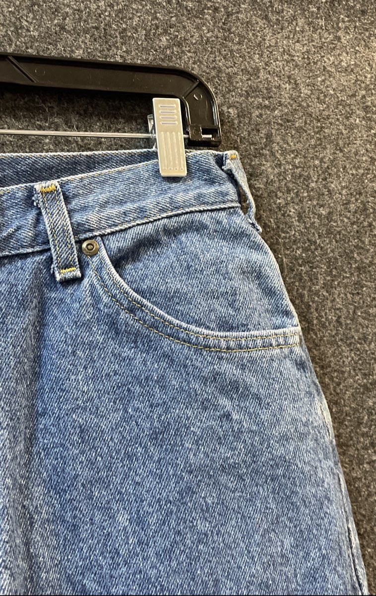 Vintage 90s Lee Women's Relaxed Fit High Rise Tapered Jeans Blue NWT Sz 12
