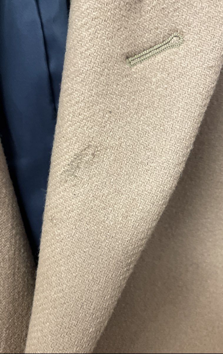 Bonobos Men's Camel Wool Blend 3-Button Topcoat Sz 38R