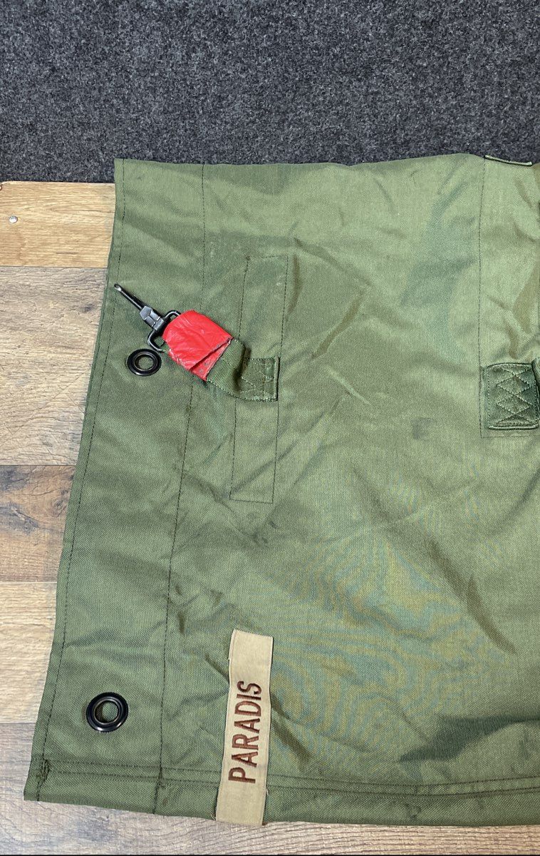Vintage US Military OD Green Canvas Sea Bag Duffel Bag Backpack Straps