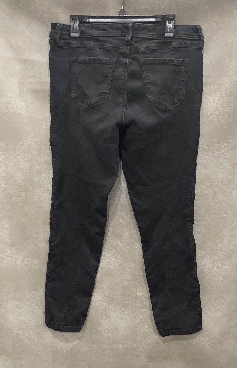 Torrid Women's Black Luxe Skinny Sateen Stretch Jeans Size 14R
