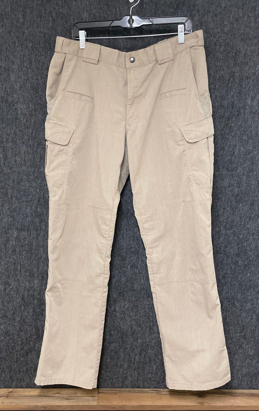 5.11 Tactical Men's Khaki Ripstop Taclite Pro Cargo Pants Sz 36