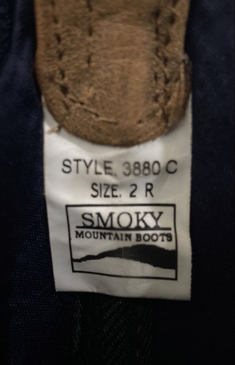Smoky Mountain Kids American Flag Stars & Stripes Western Cowboy Boots Size 2 R