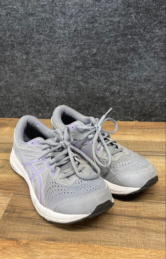 Asics Gel-Contend 8 Grey Lilac Women's Running Shoes Size 6.5