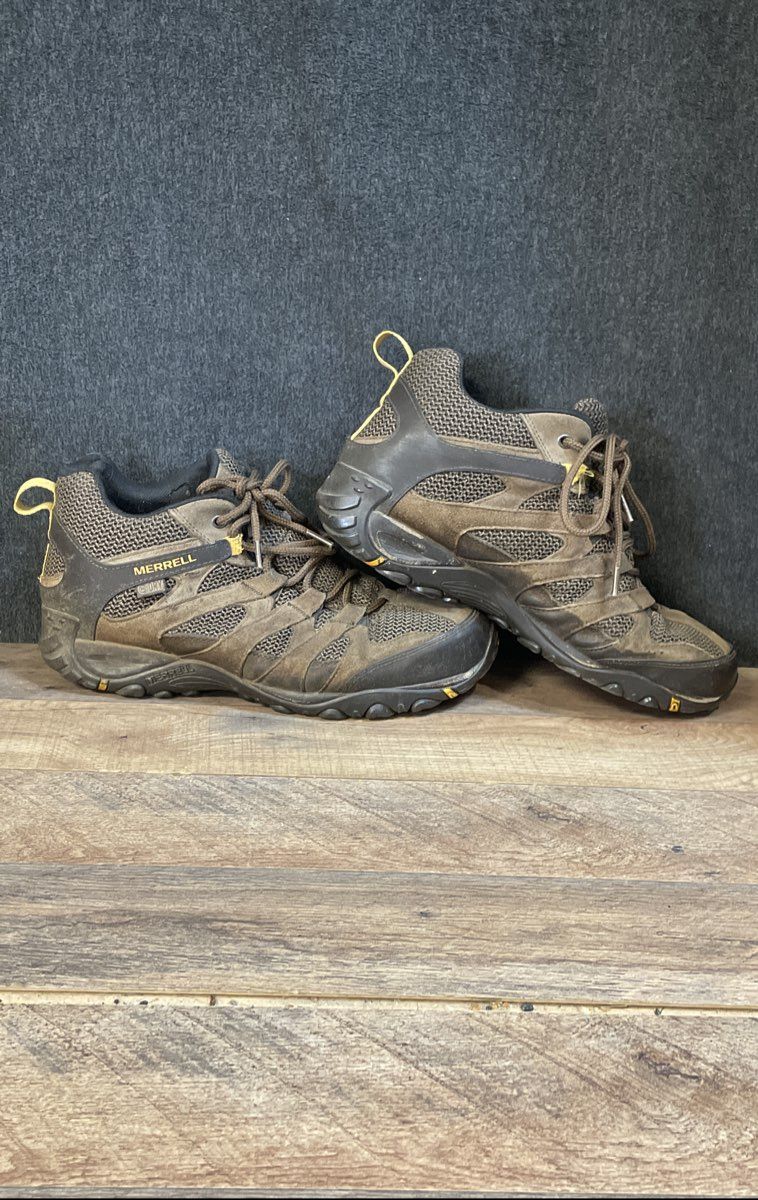 Merrell Moab Rover Waterproof Brown Hiking Shoes Men's Size 11.5W