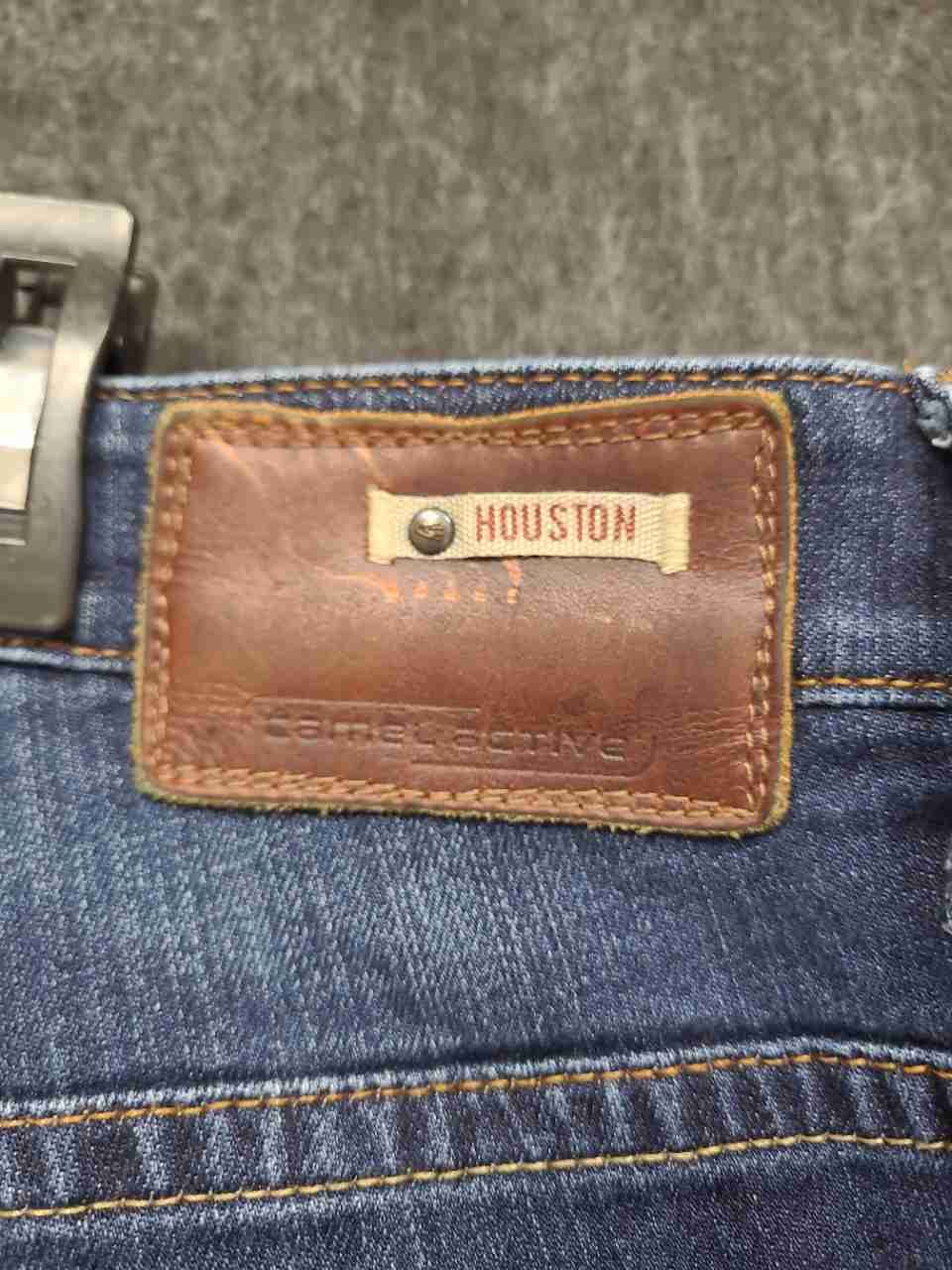 Camel Active Men's Houston Straight Fit Blue Faded Denim Jeans Sz 38/34