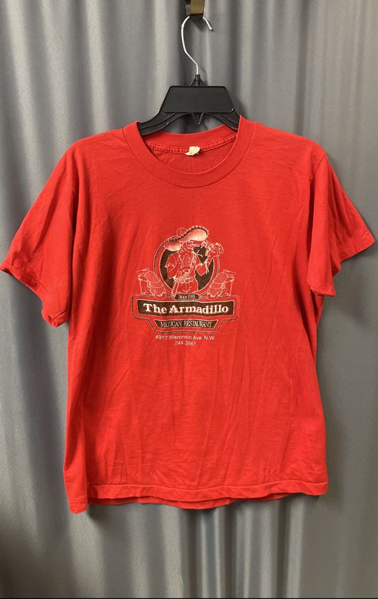 Vintage 80s The Armadillo Mexican Restaurant Single Stitch Screen Stars Sz XL
