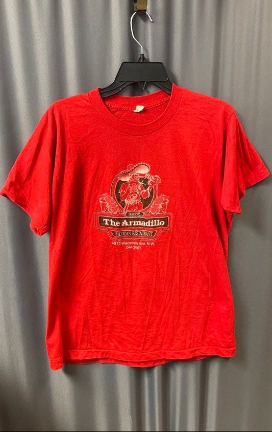 Vintage 80s The Armadillo Mexican Restaurant Single Stitch Screen Stars Sz XL