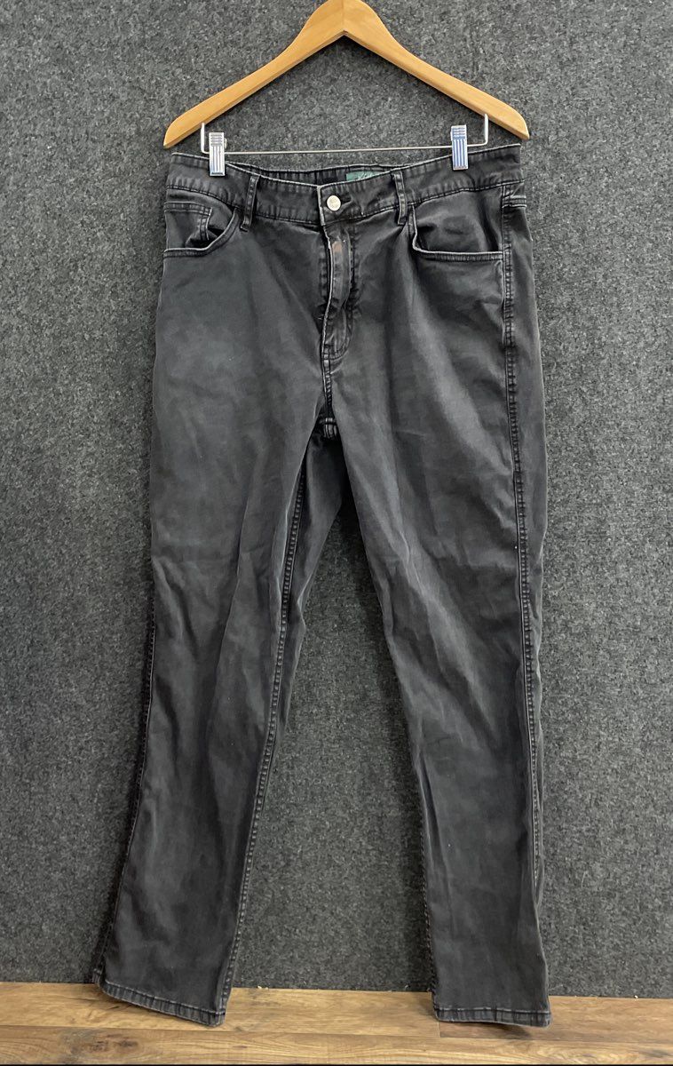 Woolrich Men's Faded Black Utility Canvas 5-Pocket Pants Sz 34x32