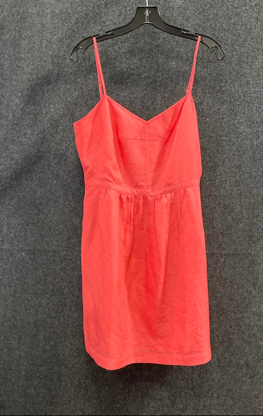 J. Crew Women's Pink Drapey Crepe V-Neck Lined Sundress Sz 10 NWT