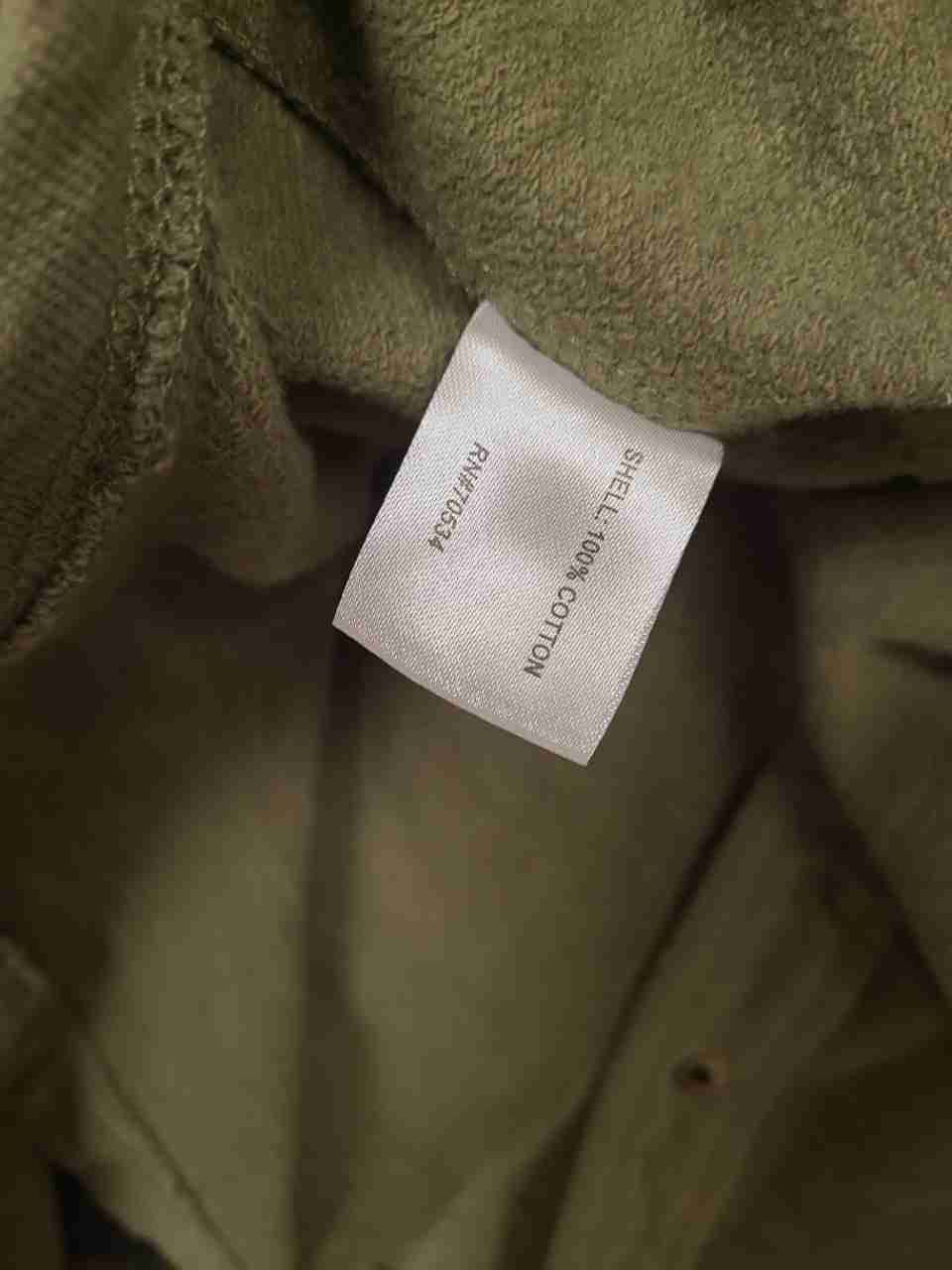 Orvis Men's Sage Green Heather 100% Cotton Snap-Front Shirt Jacket Sz L