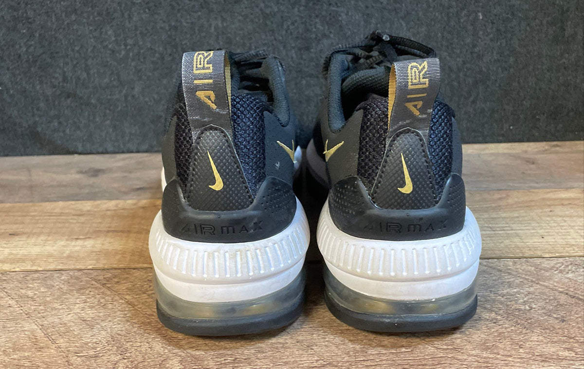 Nike Air Max LTD 3 Black White Metallic Gold Sneakers Size 8.5