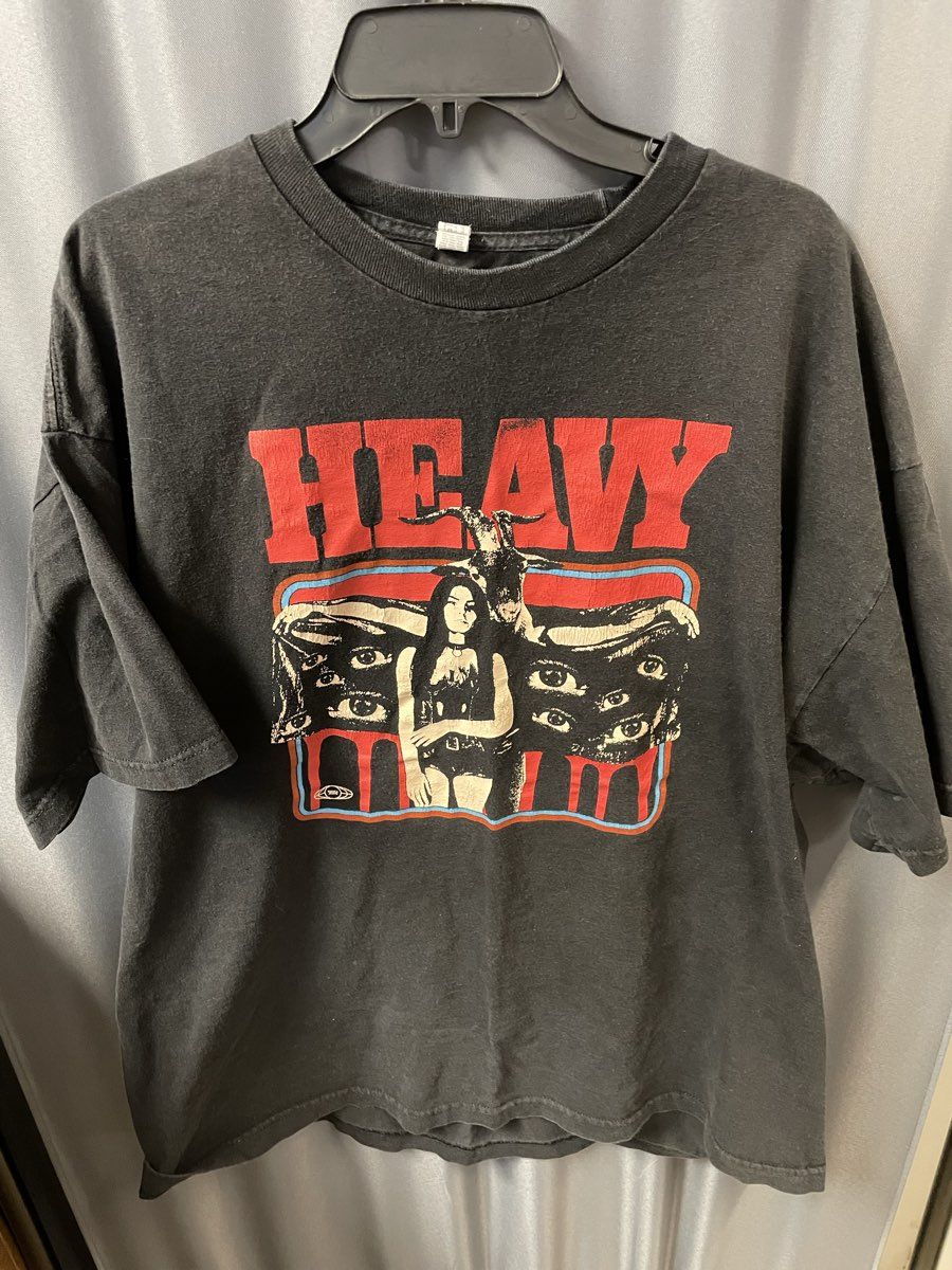 Heavy Psych Sounds Records Stoner Doom Metal Graphic T-Shirt Black 2XL