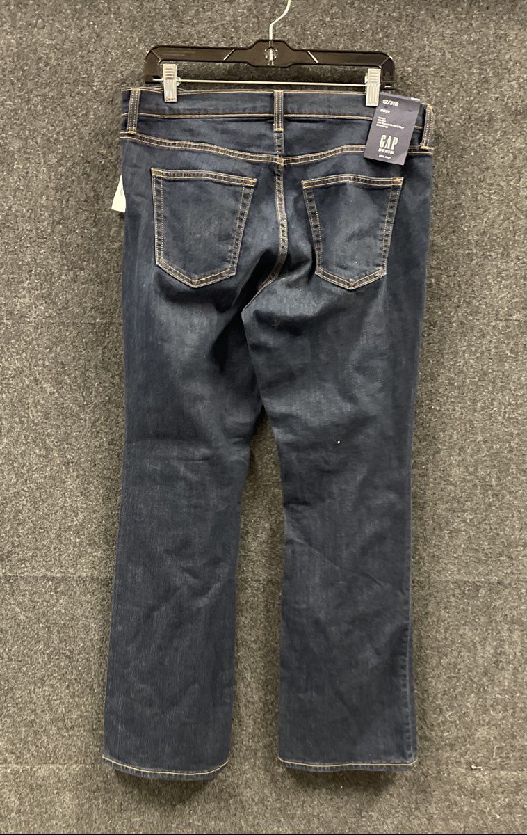 GAP Women's Bootcut Jeans Dark Wash Blue Stretch Denim NWT Sz 12/31R