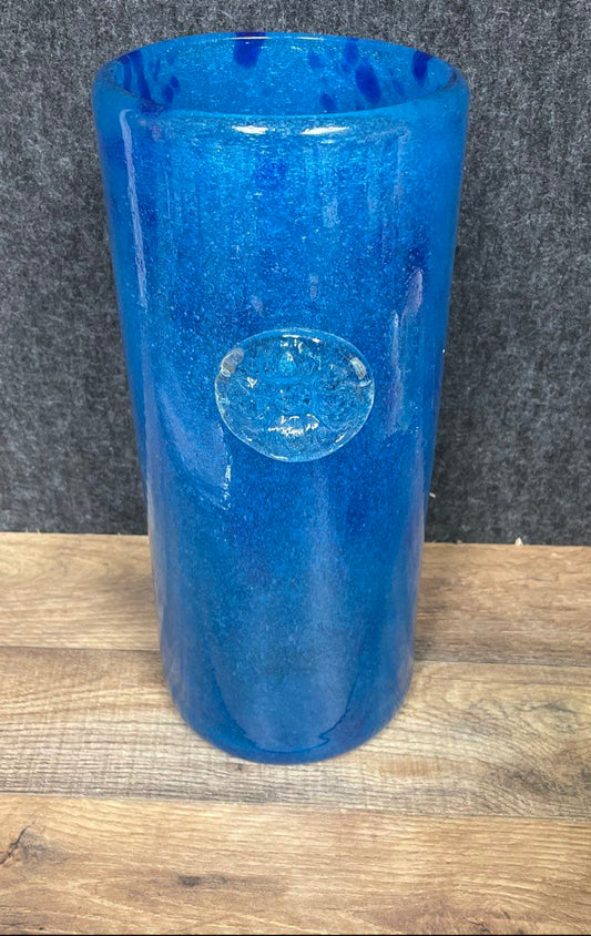 Hand Blown Art Glass Vase