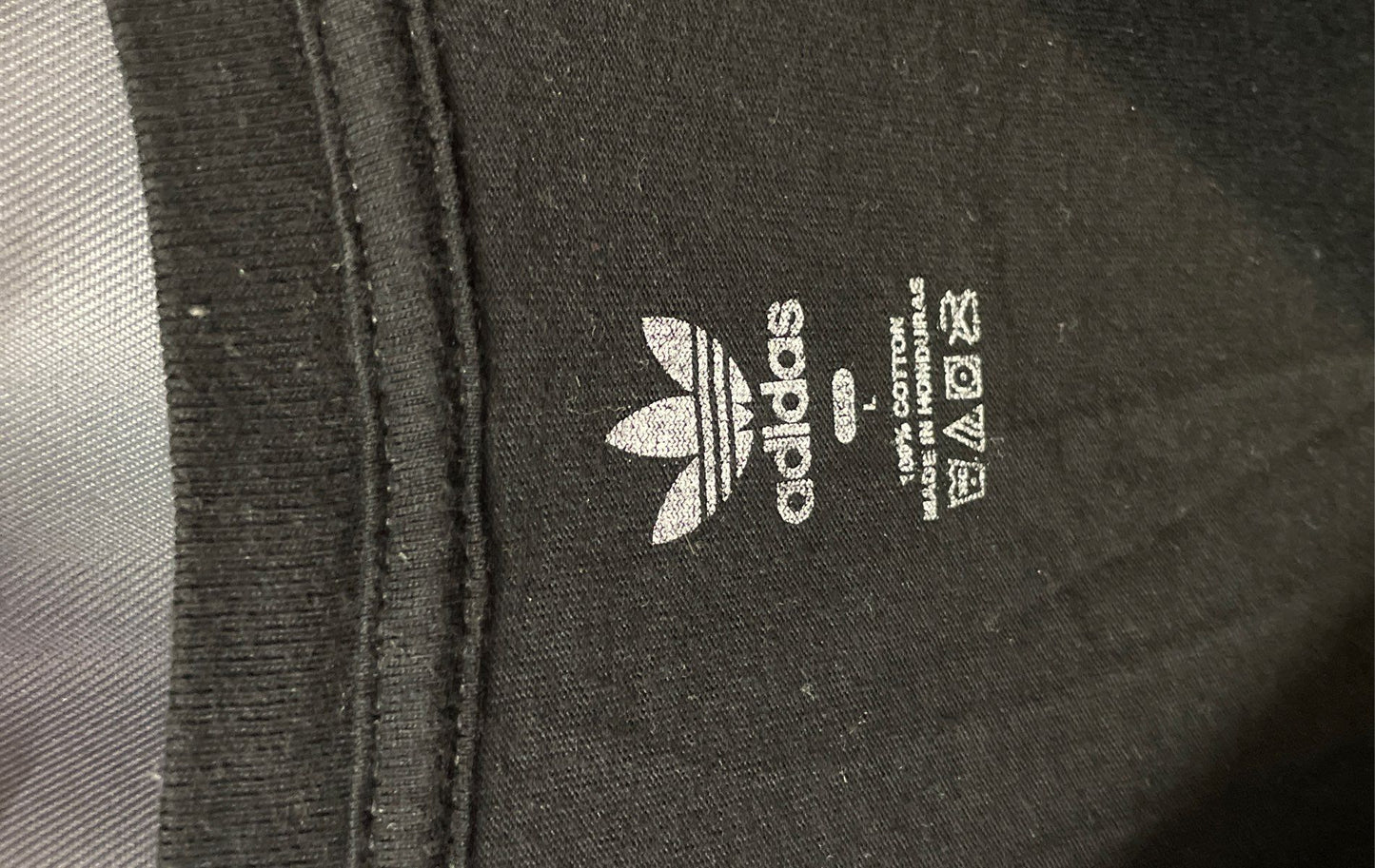 Adidas Men's Black Nite Jogger Cartoon Graphic Long Sleeve T-Shirt Size L