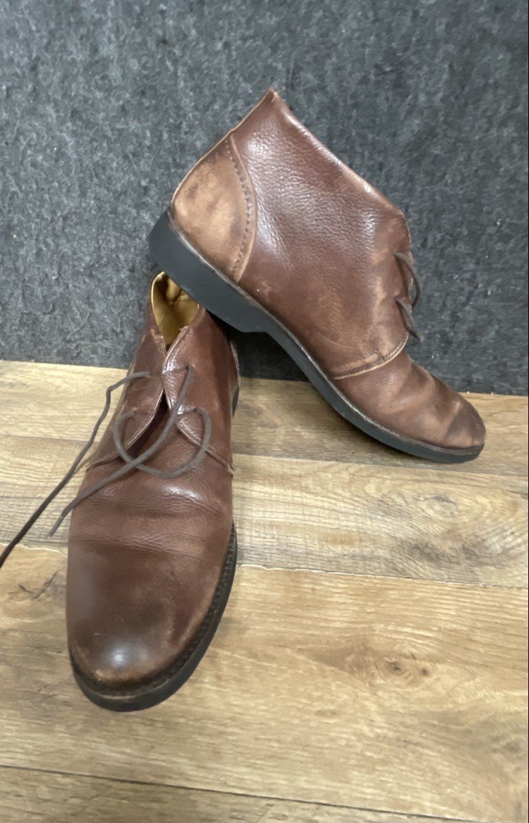 Marc Joseph New York Men's Brown Leather Chukka Boots Size 10.5
