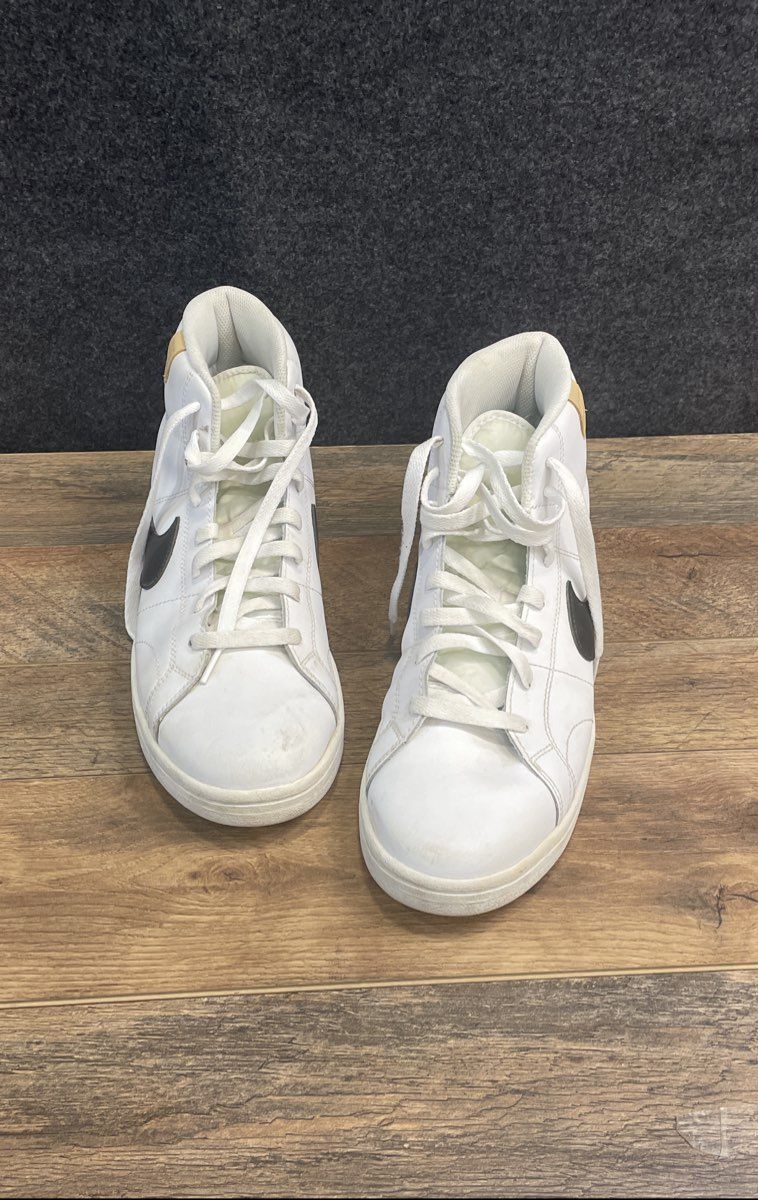Nike Court Royale 2 Mid White Onyx Black Men's Sneakers Size 10.5