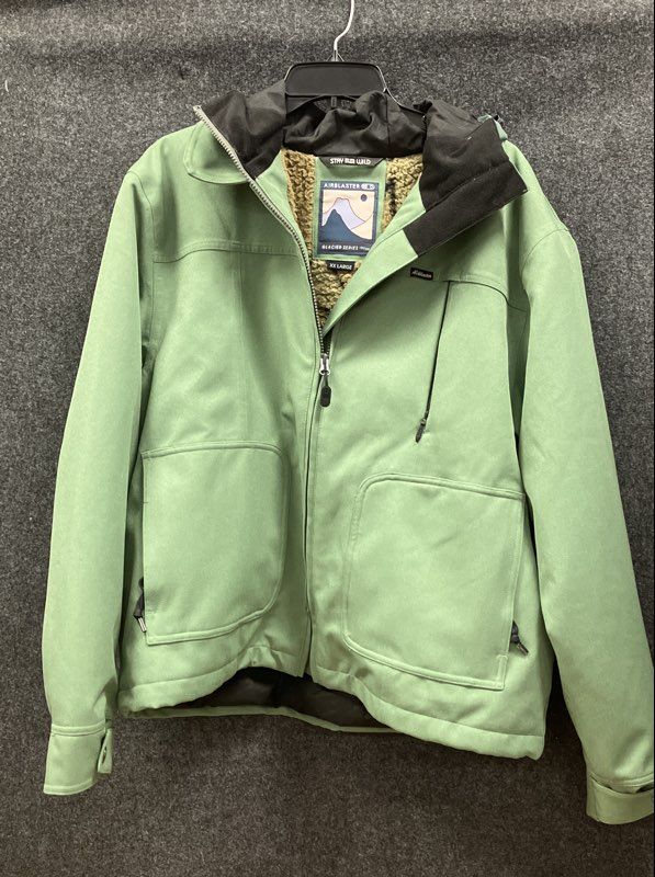Airblaster Women's Chore Insulated Jacket Green Glacier Series 15K Sz XXL
