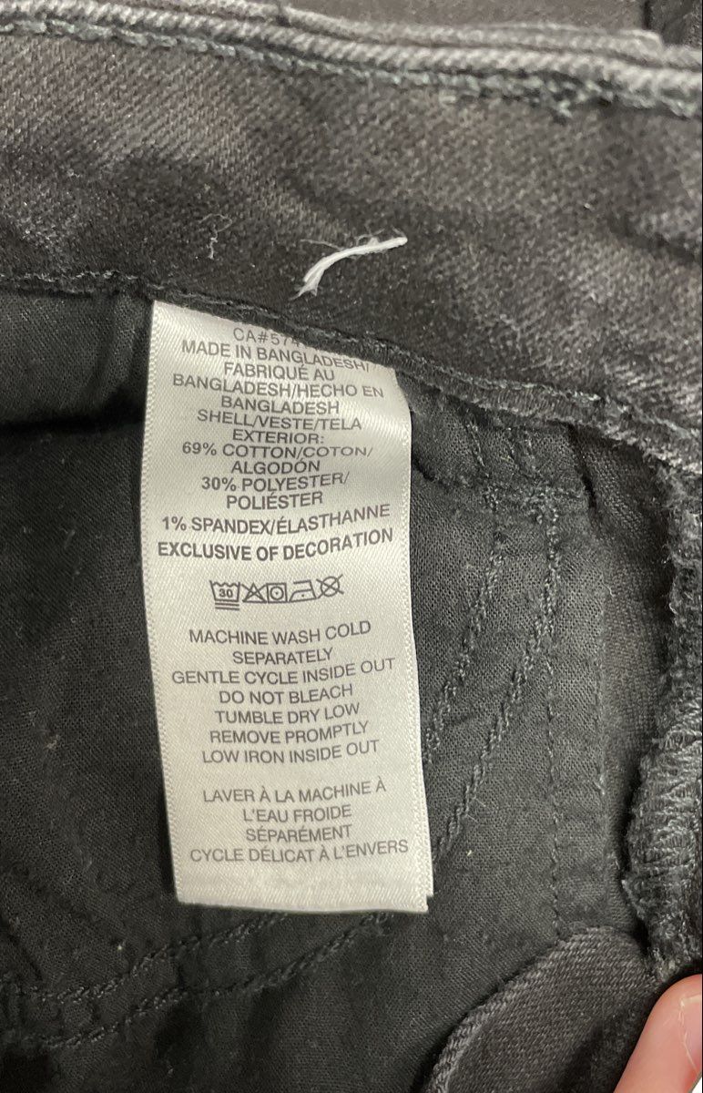 True Religion Women's Becca Mid Rise Bootcut Black Jeans Frayed Hem Sz 27