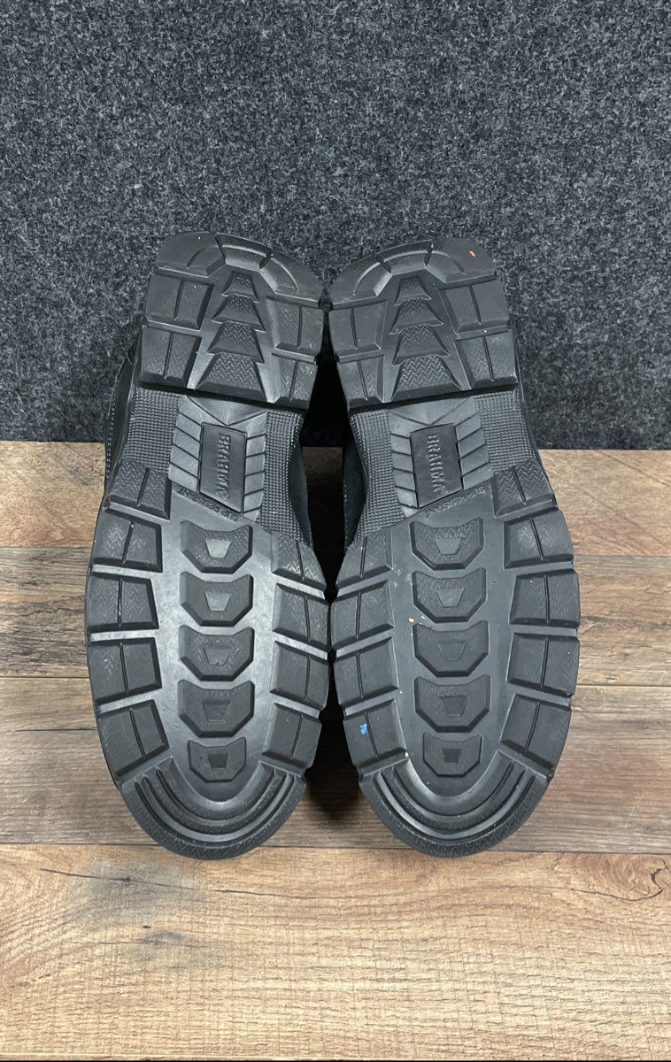 Brahma Men's Black Steel Toe Slip Resistant Work Safety Boots Size 13