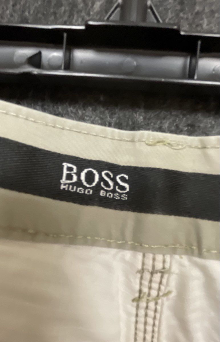 BOSS Hugo Boss Men's Beige Chino Pants Trousers Size 34x32