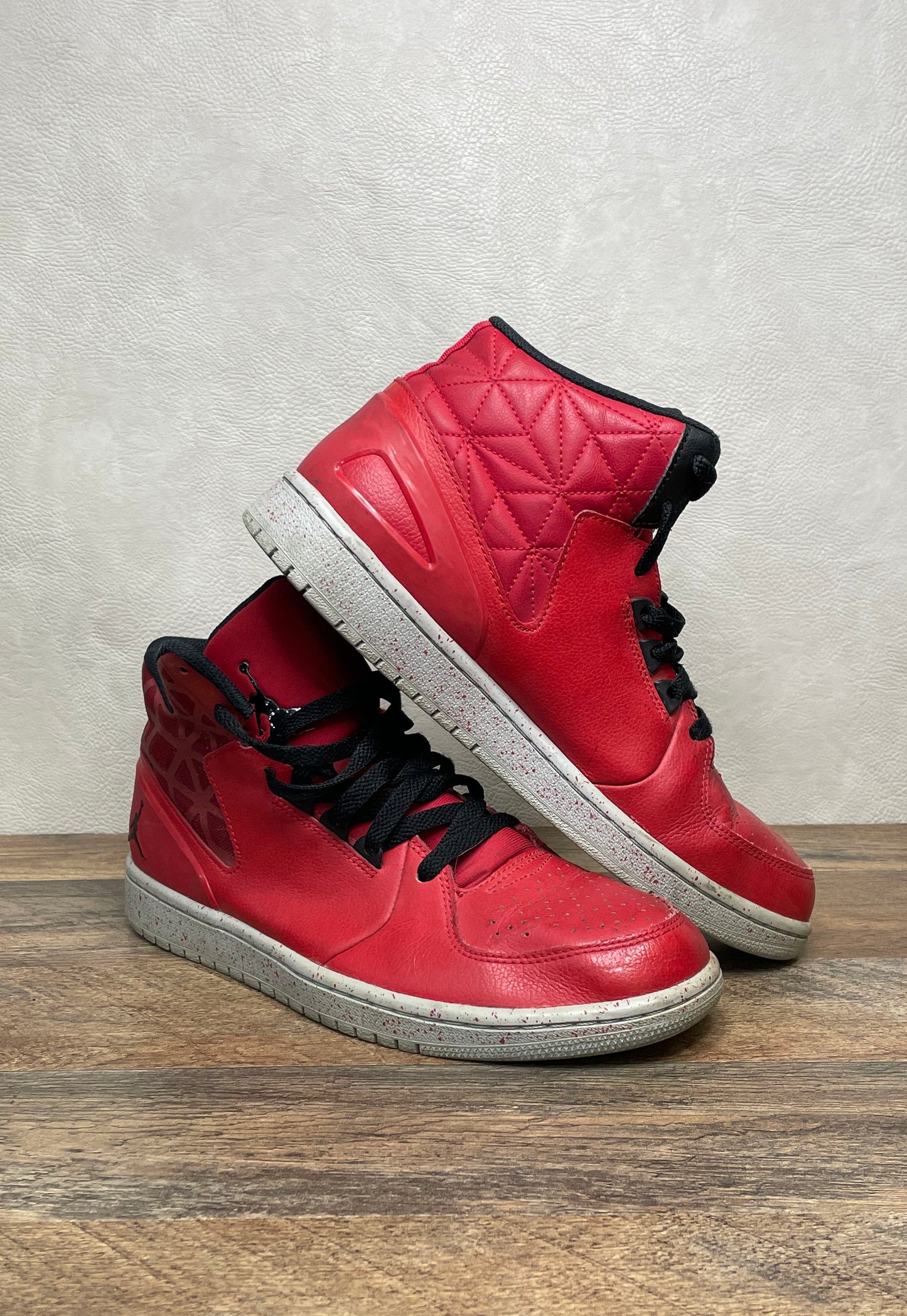 Nike Air Jordan Flight Origin 2 Gym Red Black White High Top Size 10