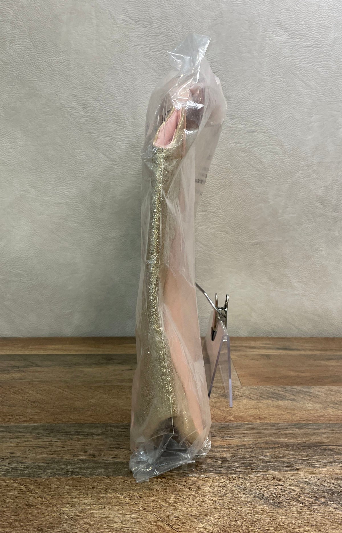 Jimmy Choo Parfums Pink Gold Glitter Tote Bag Handbag New in Plastic Promo