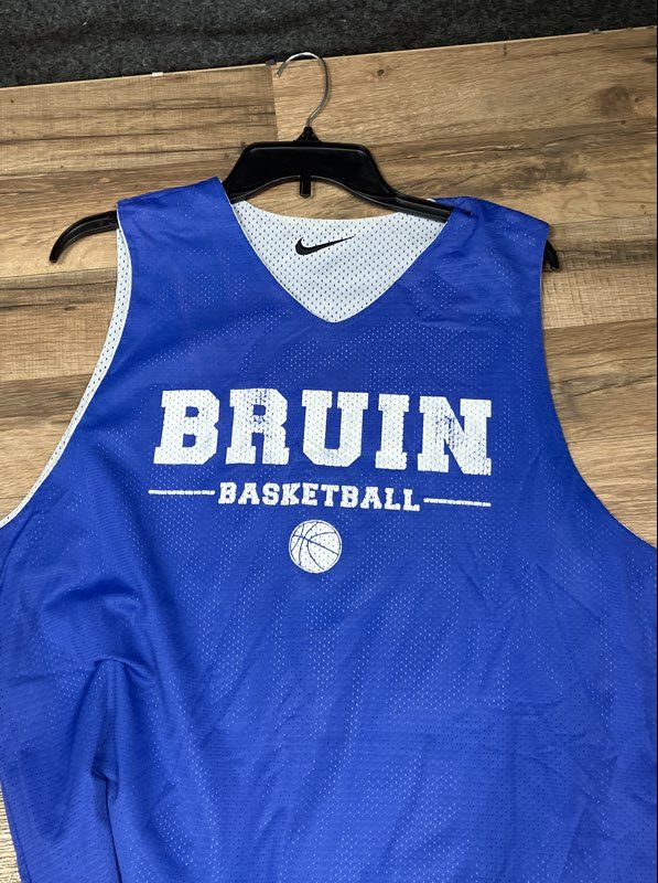Vintage Y2K Nike Men's Bruin Basketball Jersey #10 Reversible Blue Mesh Sz L