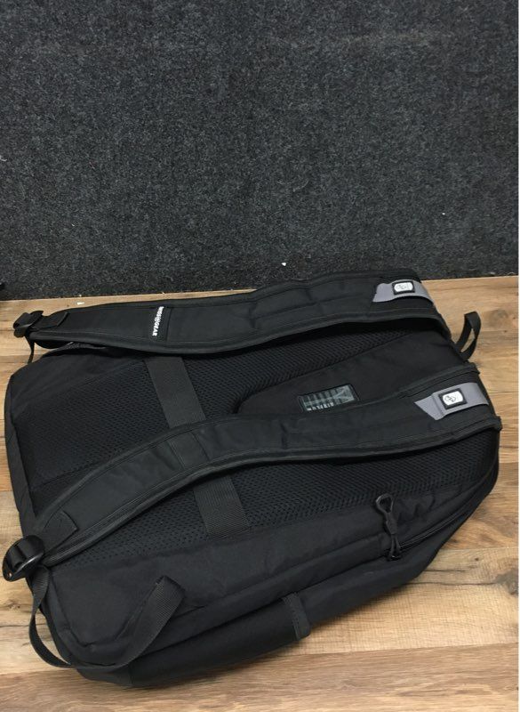 Swissgear Black Laptop Backpack Multi-Compartment Airflow Padded Travel Bag