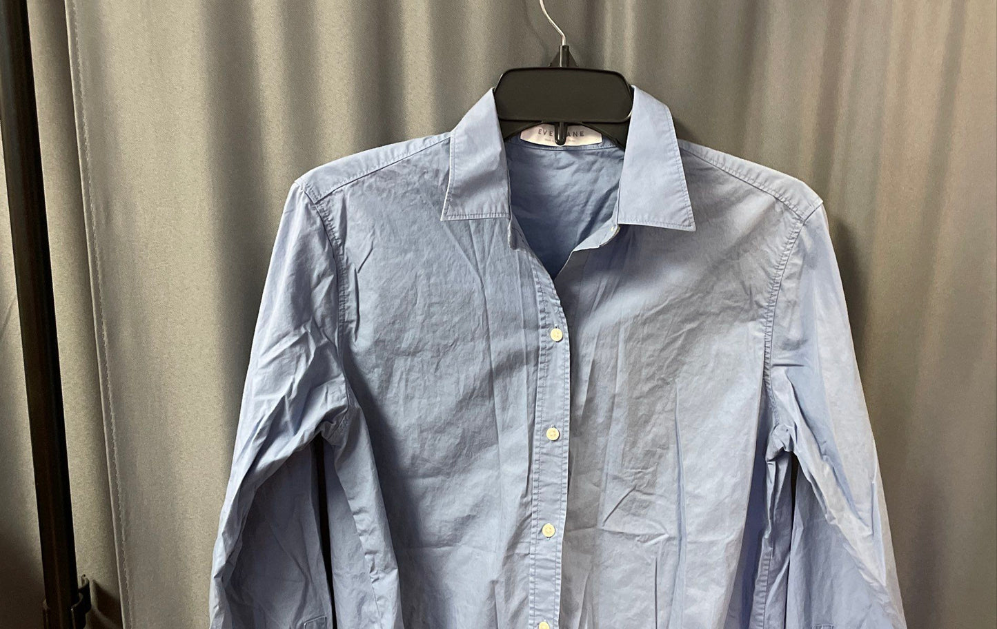Everlane Women's Blue Cotton Oxford Button Down Shirt Sz 2