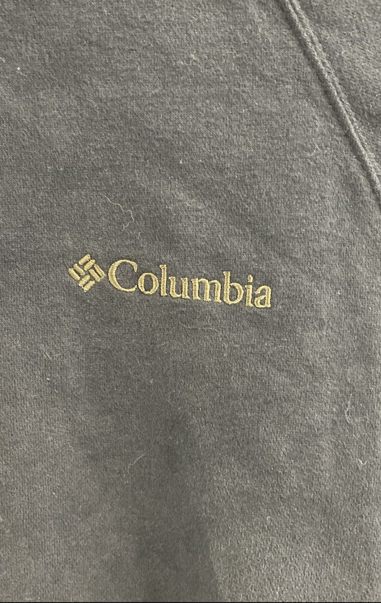 Columbia Men's Blue Hart Mountain Pullover Hoodie Cotton Blend Fleece NWT Sz M