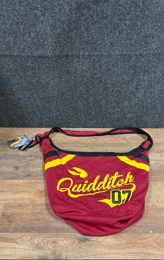 Harry Potter Hot Topic Quidditch 07 Golden Snitch Hobo Slouch Bag Jersey NWT